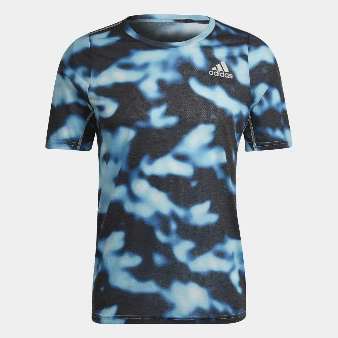 adidas Run Icons 3-Bar Allover Print Men's Tee