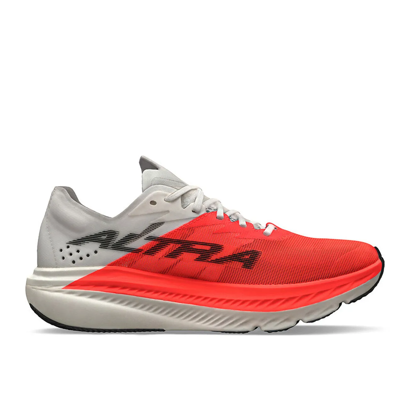 Mens Altra Vanish Carbon 2 Running Shoes in White and Coral