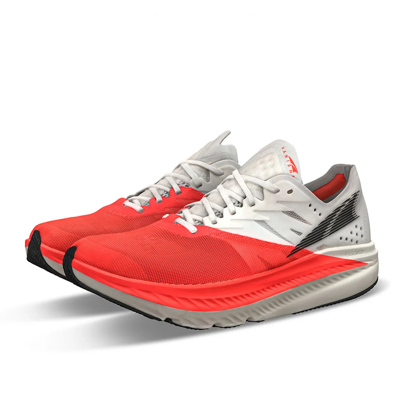 Mens Altra Vanish Carbon 2 Running Shoes in White and Coral
