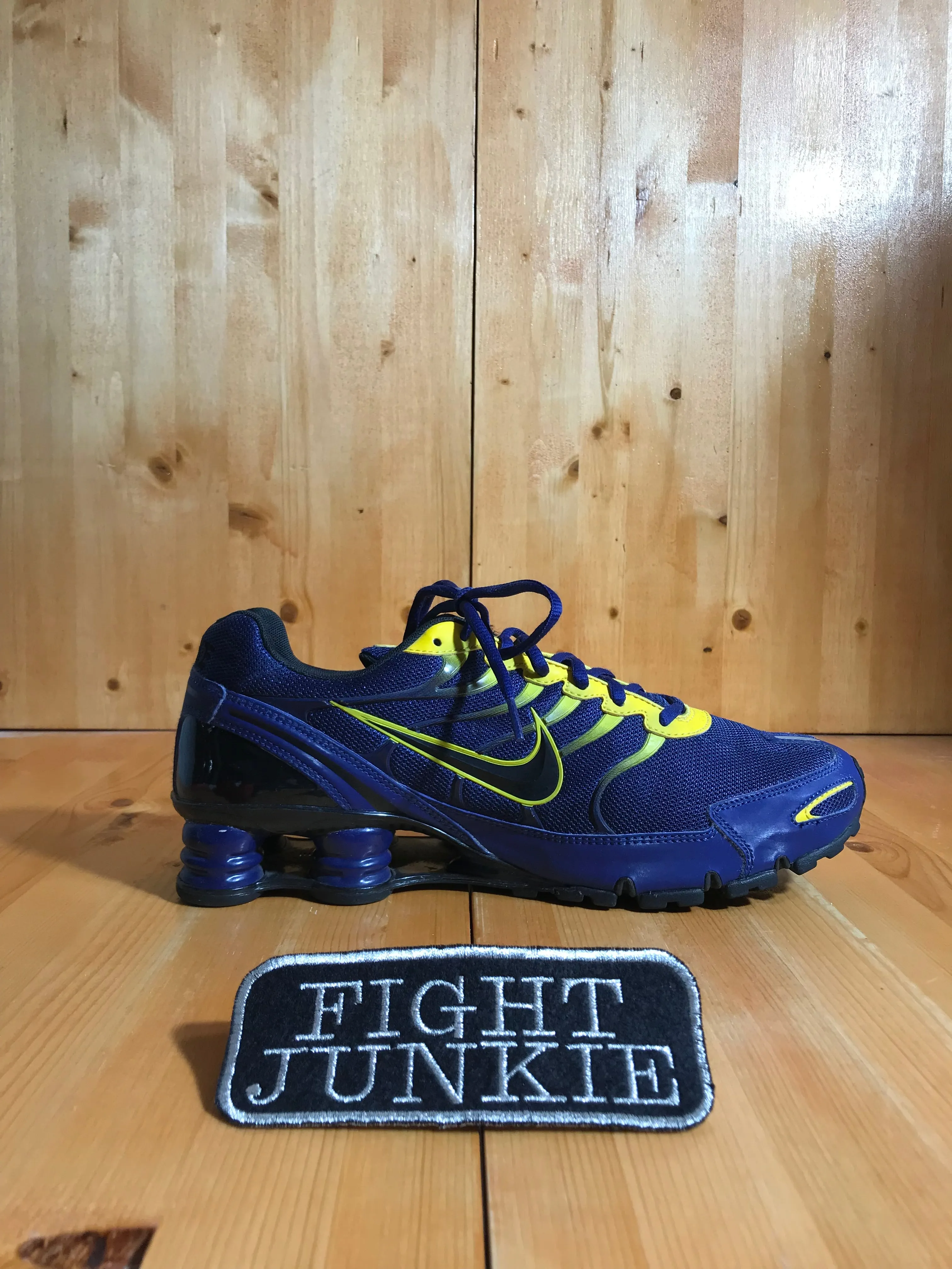 AMPUTEE NIKE SHOX TURBO 6 ID BLUE YELLOW Mens Size 11.5 Running Training Shoe Sneaker Left Only 326840-994