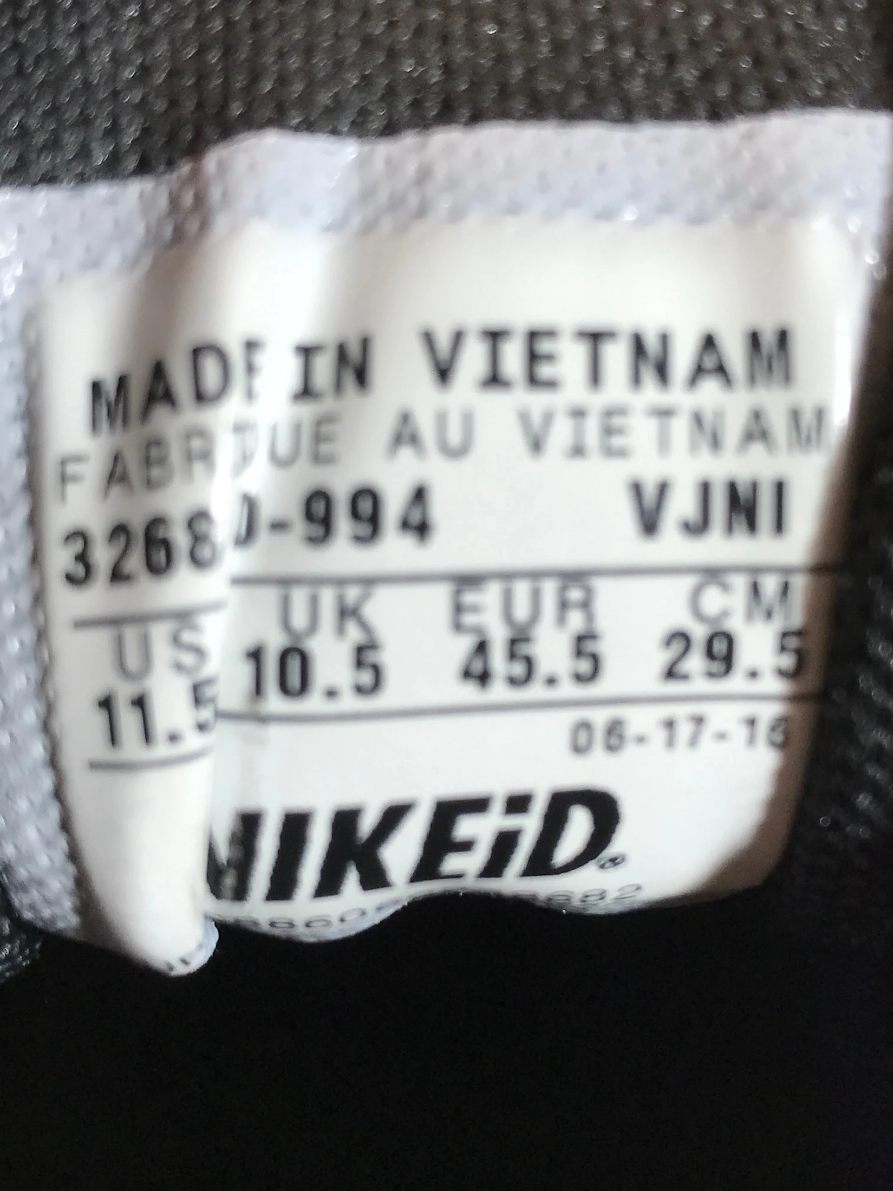 AMPUTEE NIKE SHOX TURBO 6 ID BLUE YELLOW Mens Size 11.5 Running Training Shoe Sneaker Left Only 326840-994
