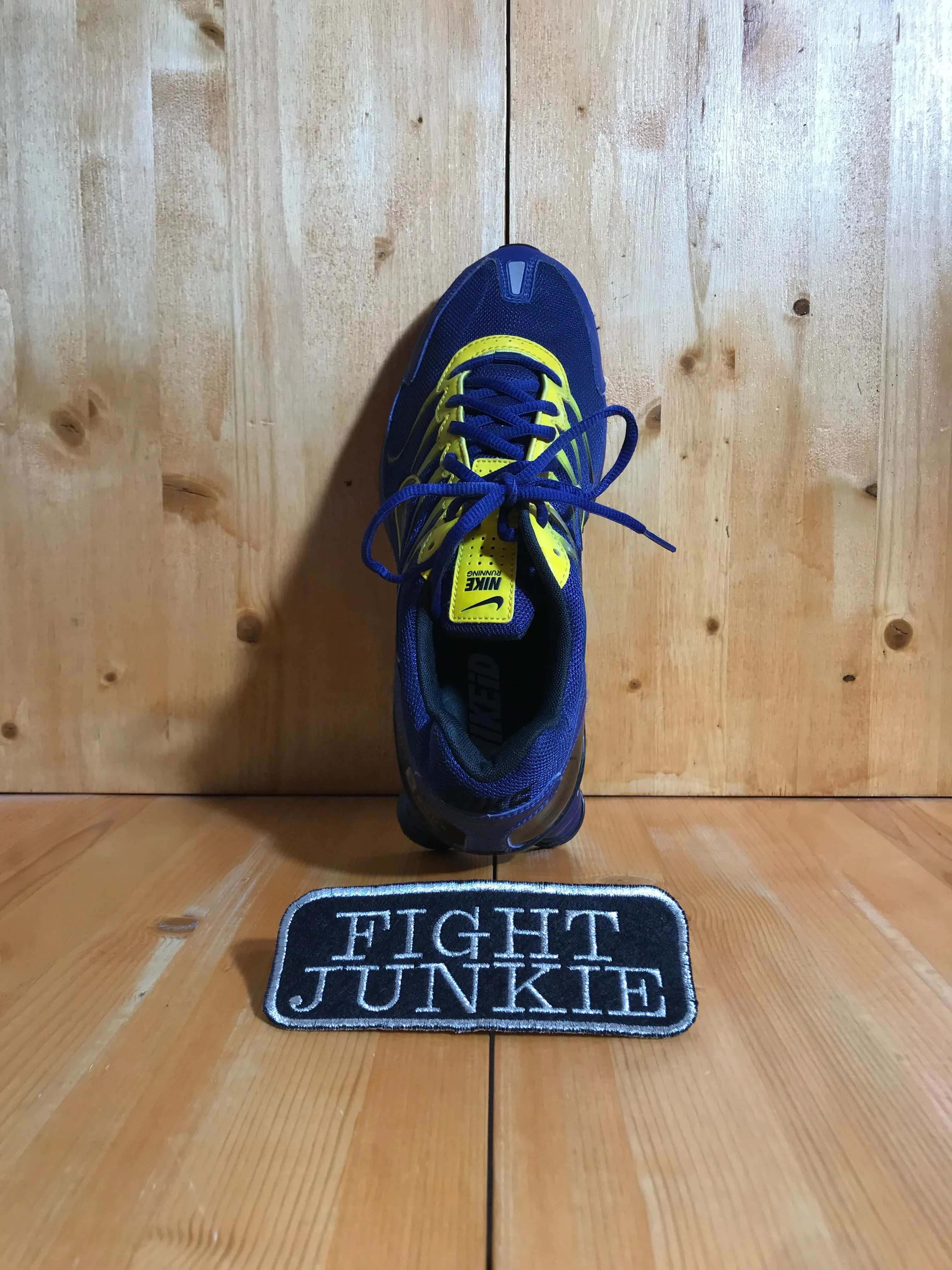 AMPUTEE NIKE SHOX TURBO 6 ID BLUE YELLOW Mens Size 11.5 Running Training Shoe Sneaker Left Only 326840-994