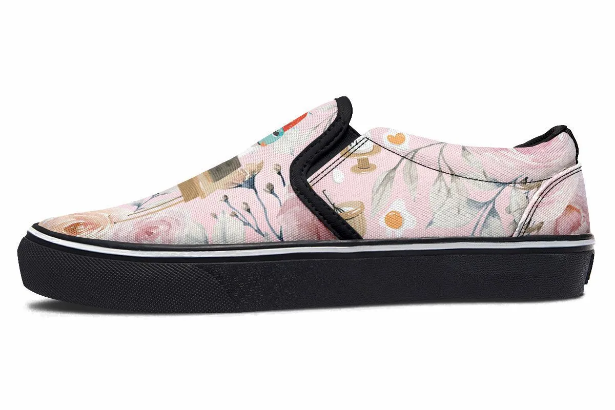 Baking Girl Boss Slip-On Shoes