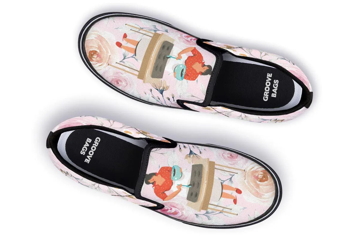 Baking Girl Boss Slip-On Shoes