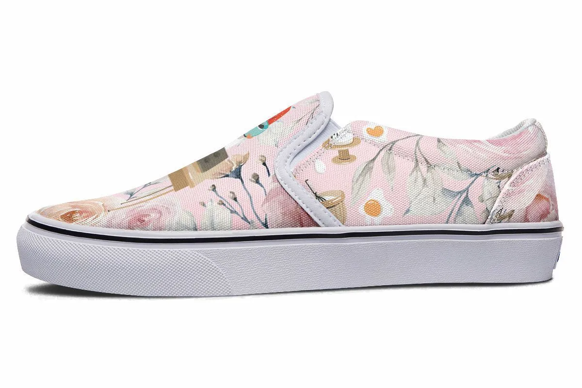 Baking Girl Boss Slip-On Shoes