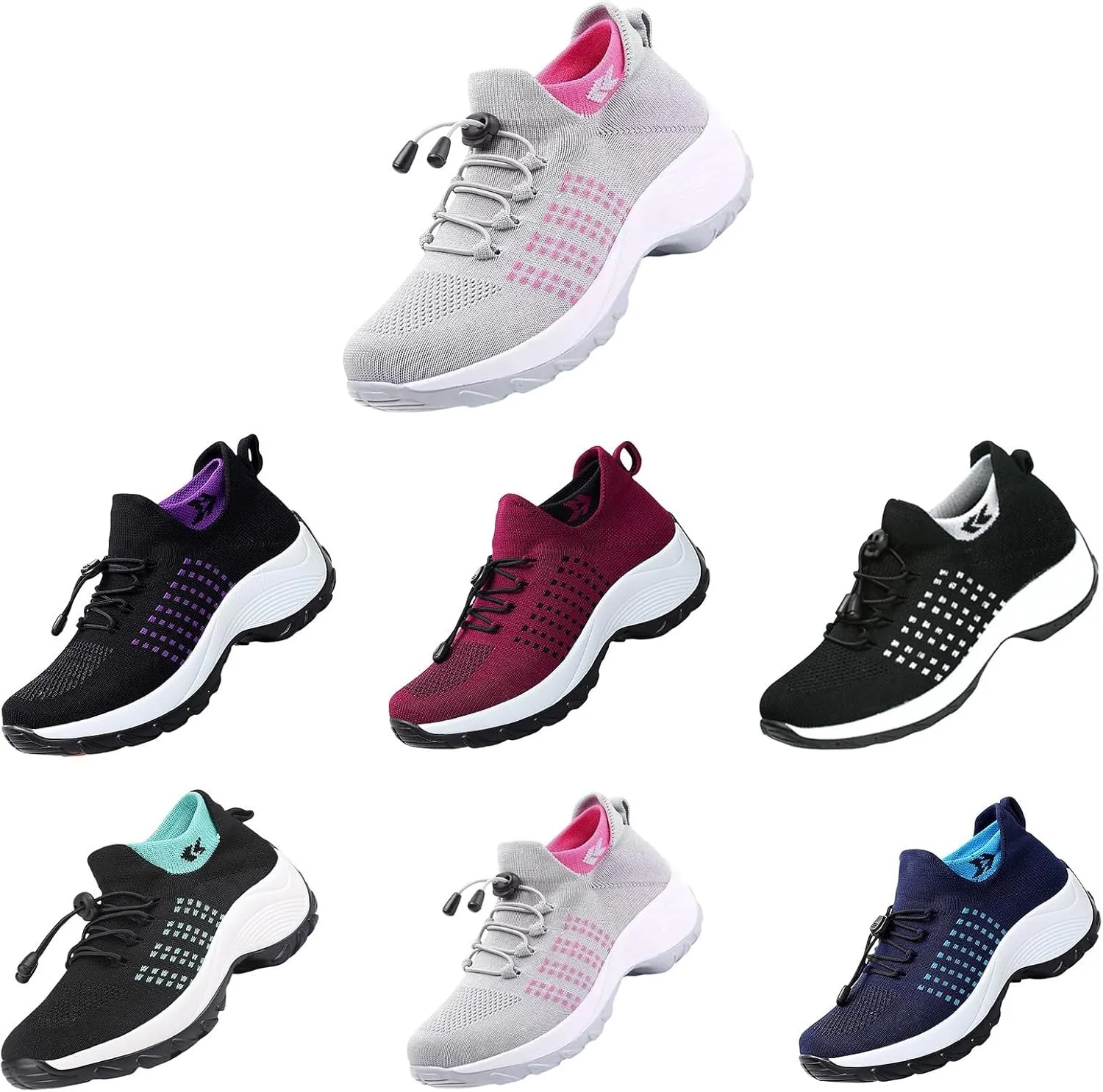 Basketball Shoes for MenWomens White Sneakers Wide Width Loafers for Women Dressy Soft Sole Fashion Christmas Tennis Shoes for Men Women's Wide Loafers