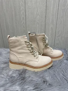 Boots Combat By Madden Girl In Cream, Size: 7