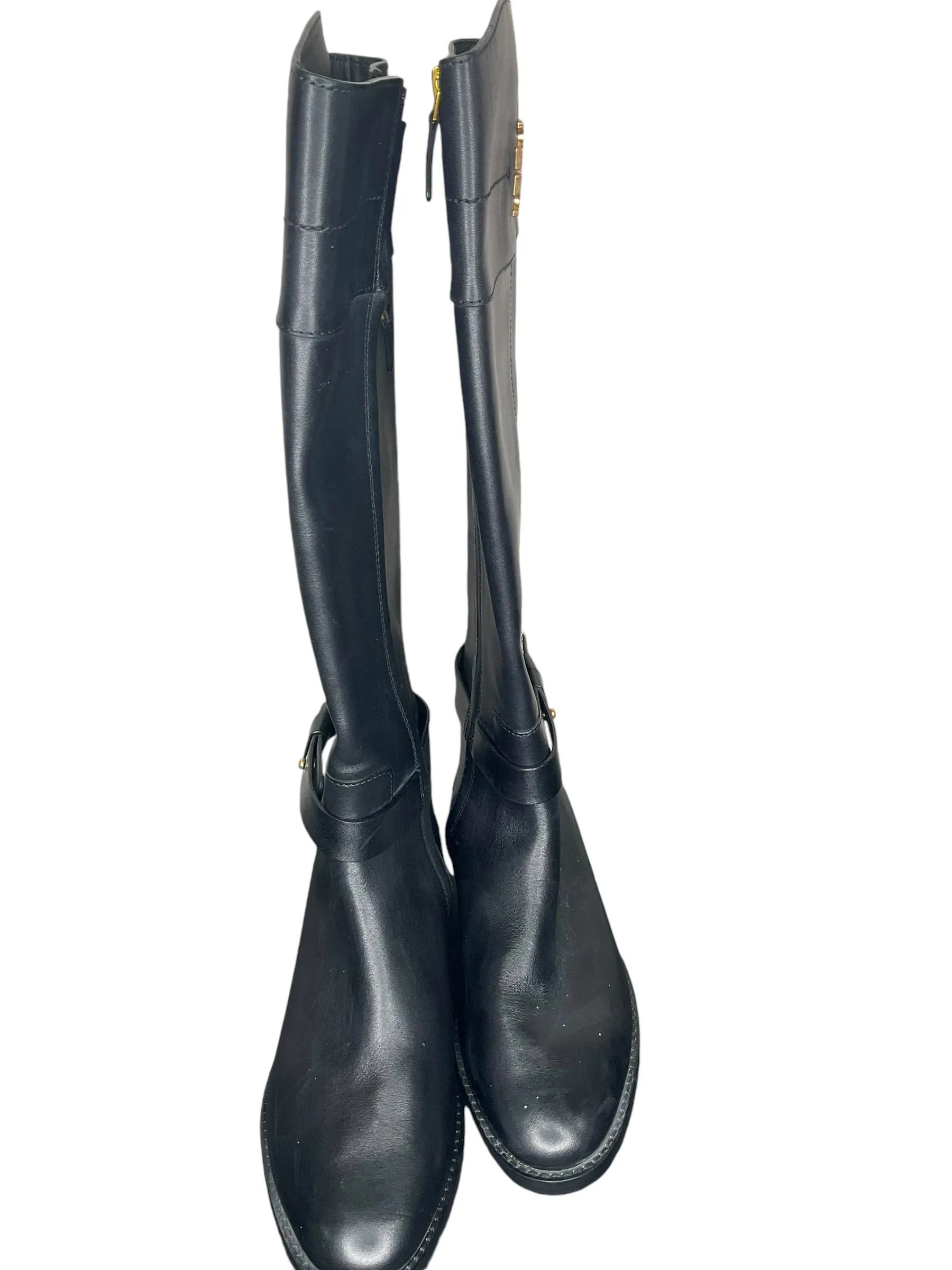 Boots Designer By Tory Burch In Black, Size: 8