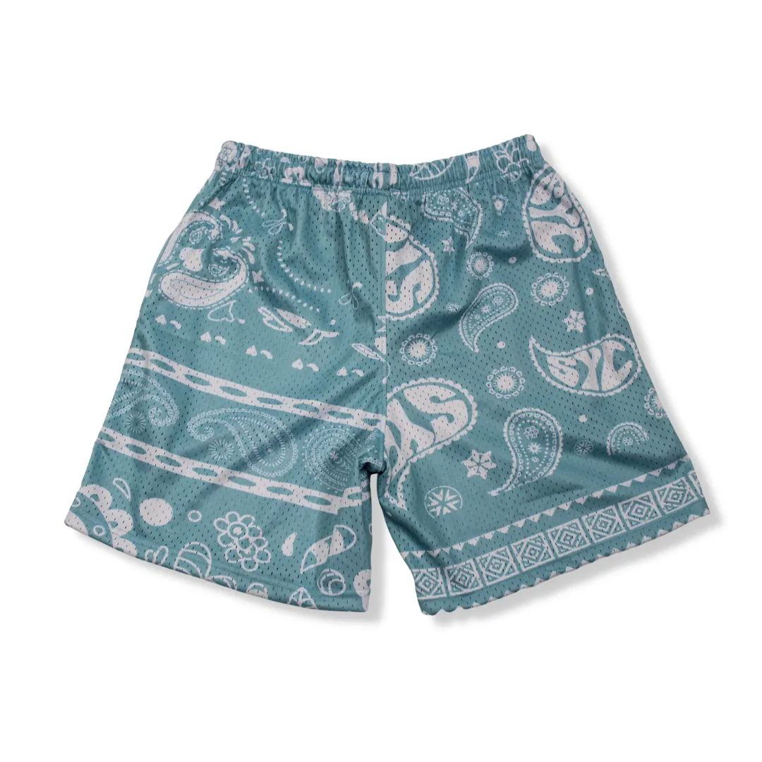 *Bundle*SYC Paisleys Mesh Shorts "frosted mint"
