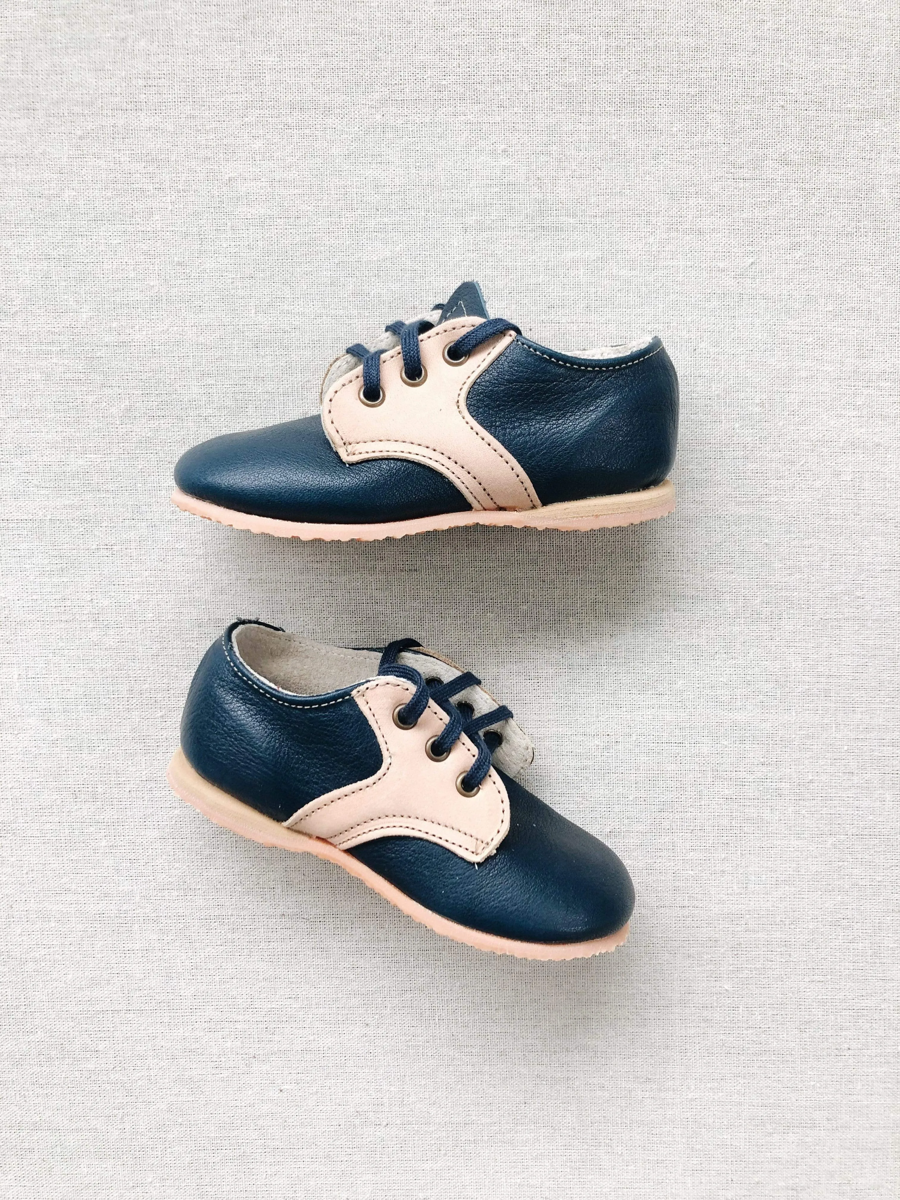 classic saddle shoes in ink