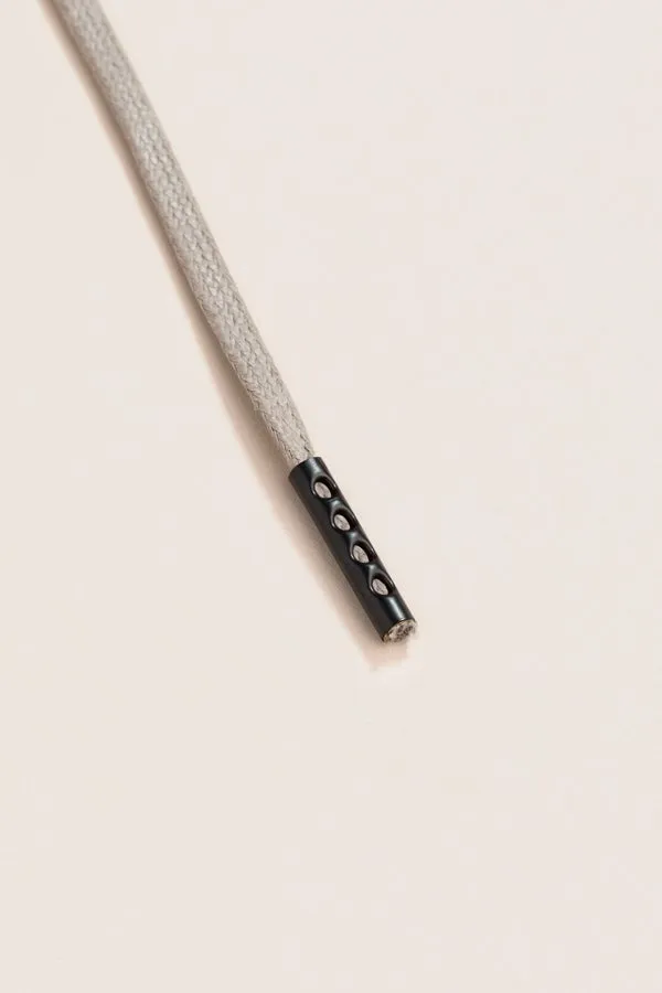 Graphite Grey | 4 mm Round Waxed Shoelaces