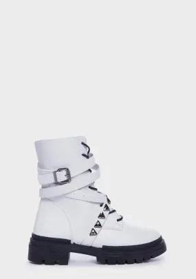 Icy Desert Bound Combat Boots