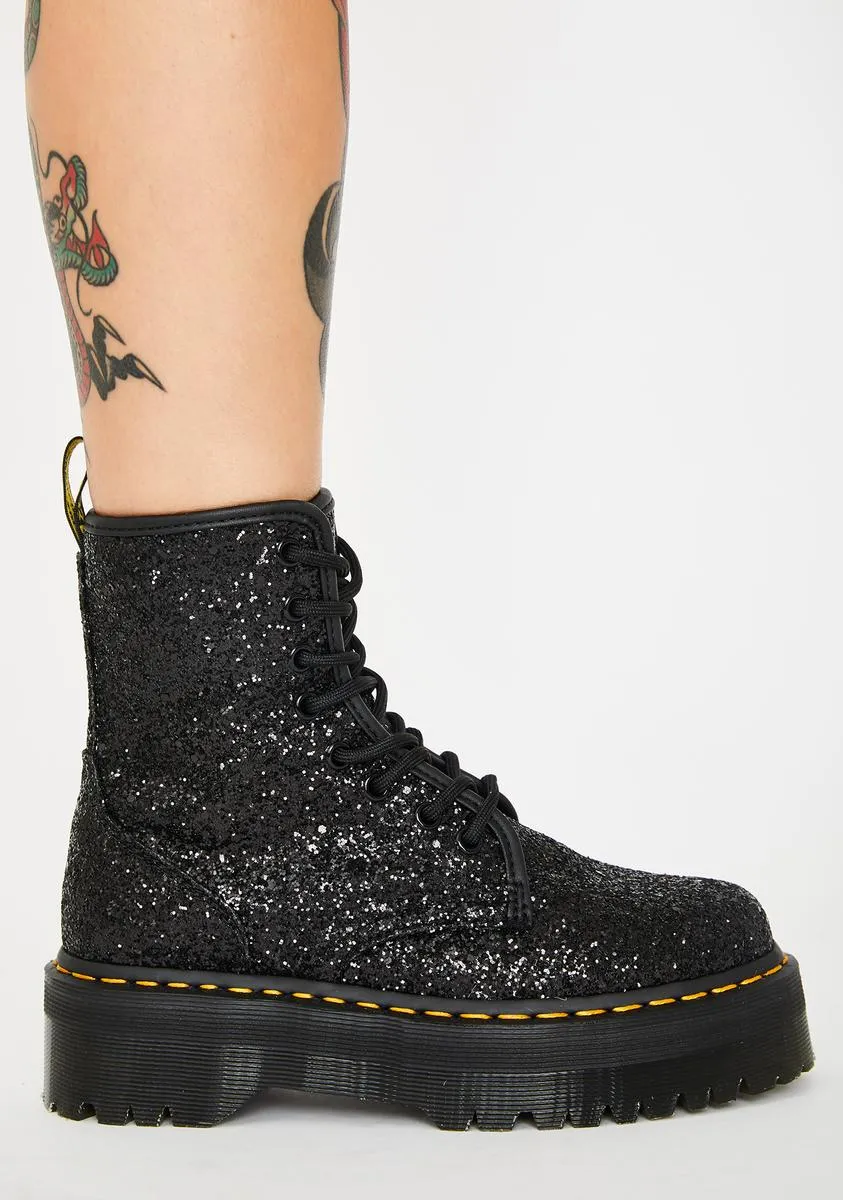Jadon Glitter Platform Boots