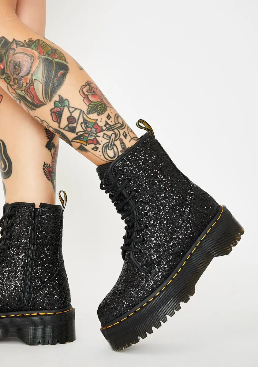 Jadon Glitter Platform Boots