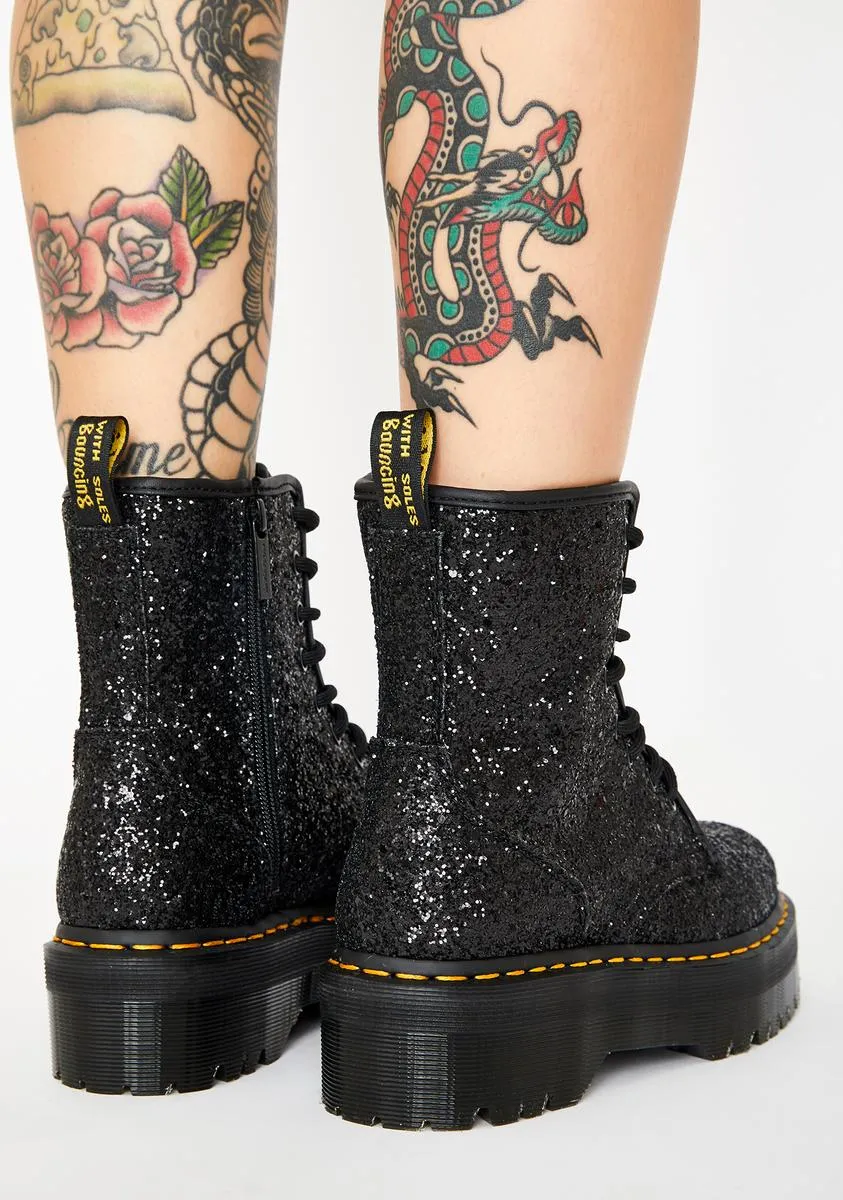 Jadon Glitter Platform Boots