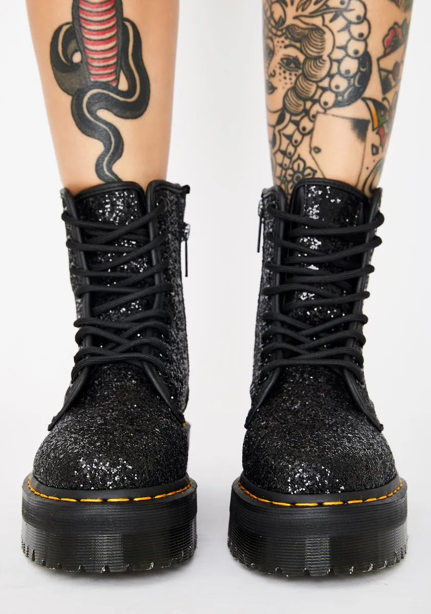 Jadon Glitter Platform Boots