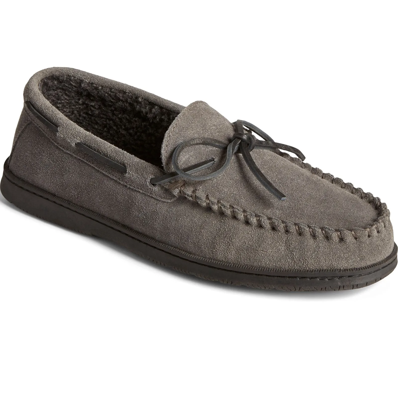 Men's Doyle Moccasin Slippers Charcoal