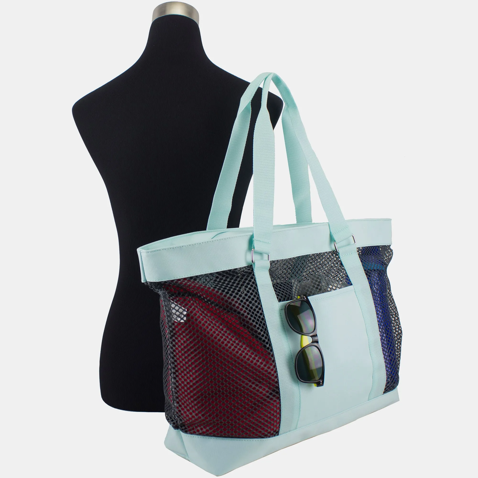 Mesh Beach Large Tote Bag