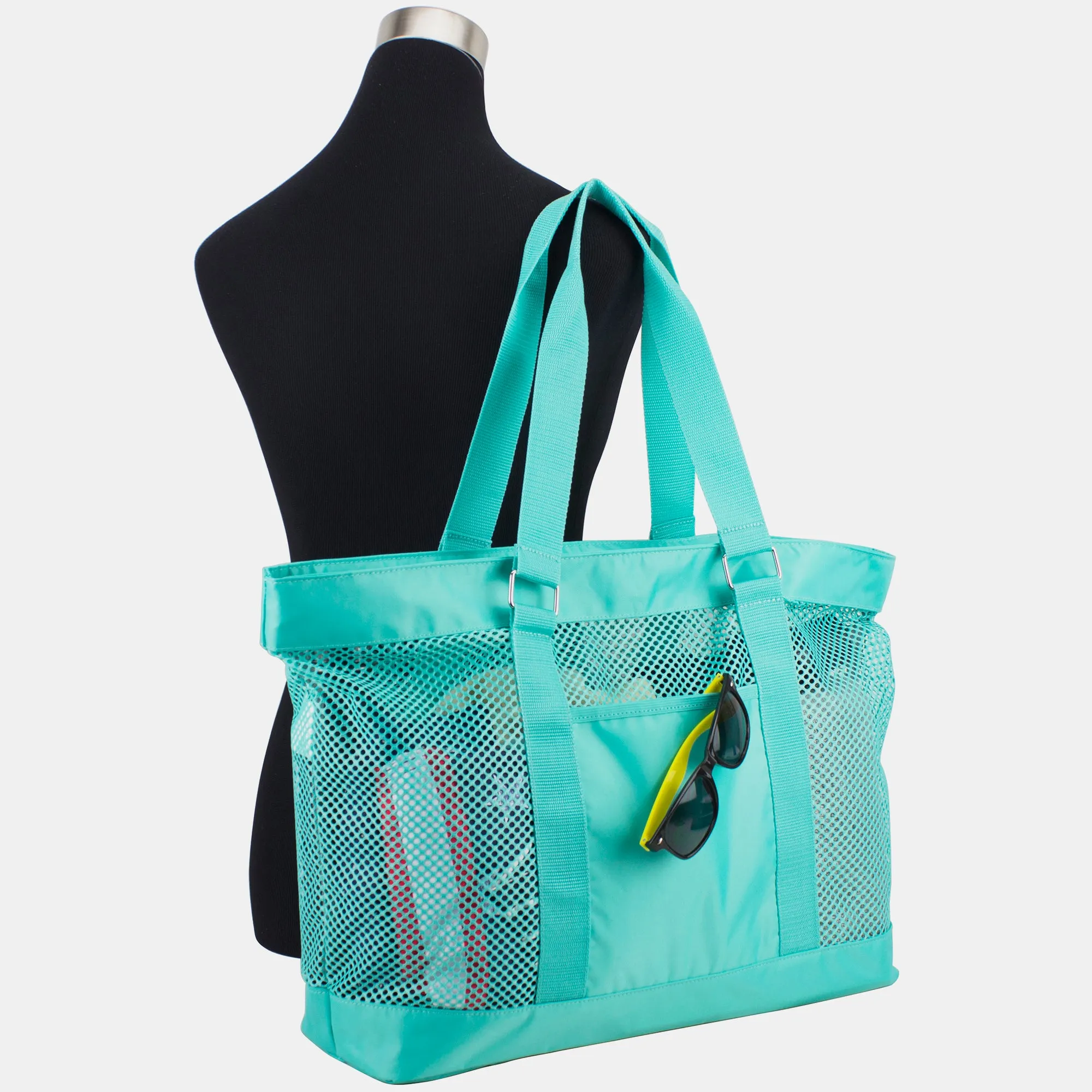 Mesh Beach Large Tote Bag