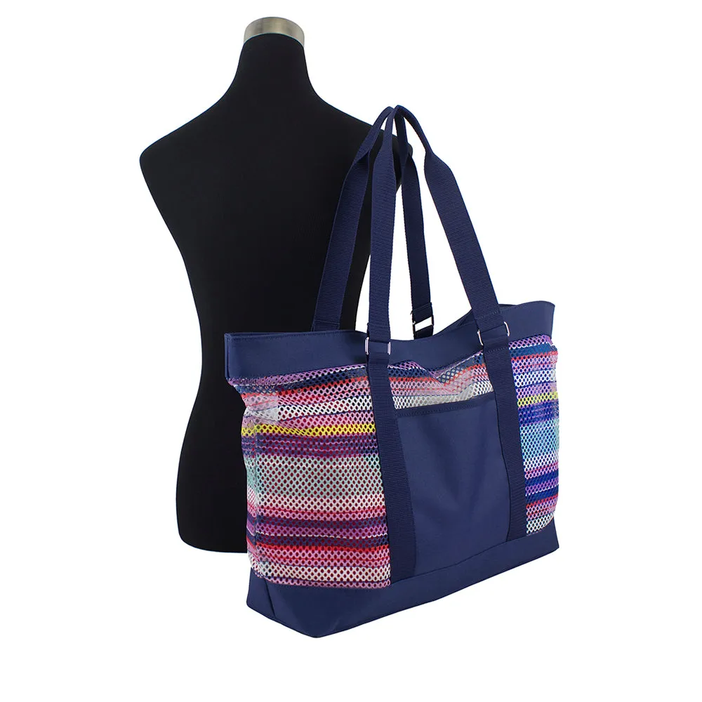 Mesh Beach Large Tote Bag