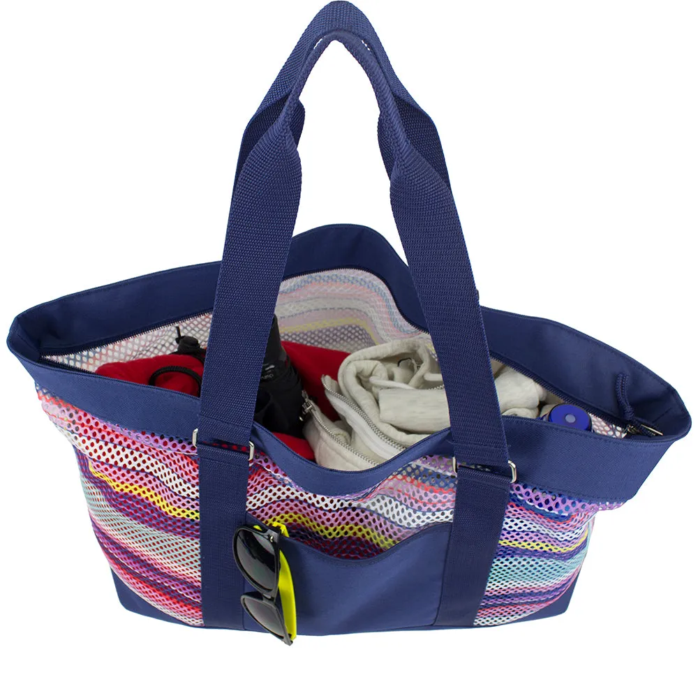 Mesh Beach Large Tote Bag