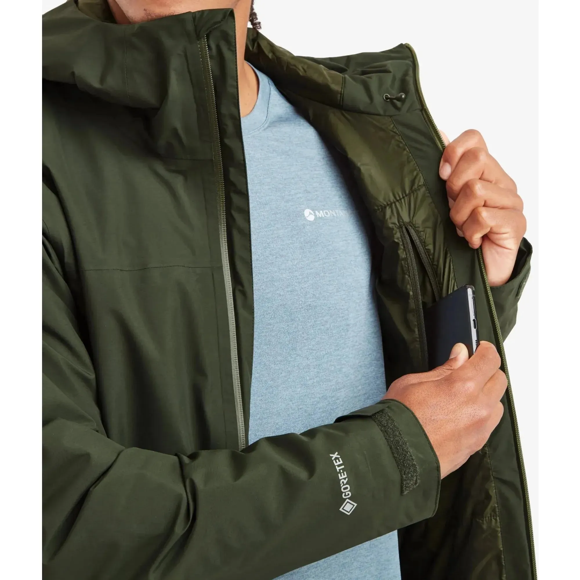 Montane Men's Duality Lite Insulated GTX Waterproof Jacket - Oak Green