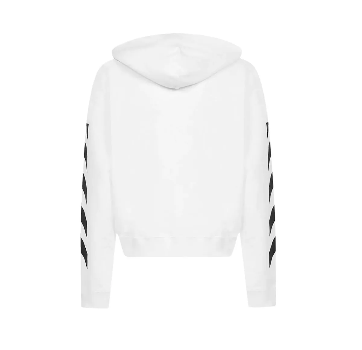 Off-White Diagonal Helvetica Oversized Hoodie White Black