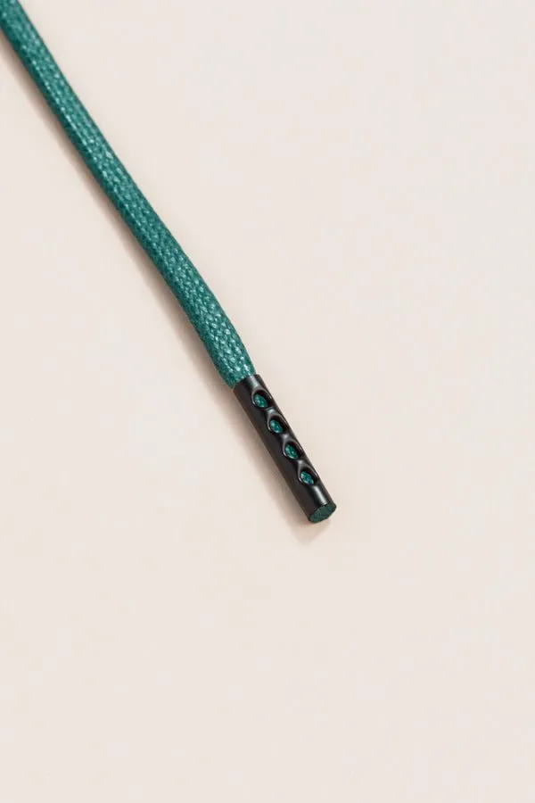 Pine Green | 4 mm Round Waxed Shoelaces