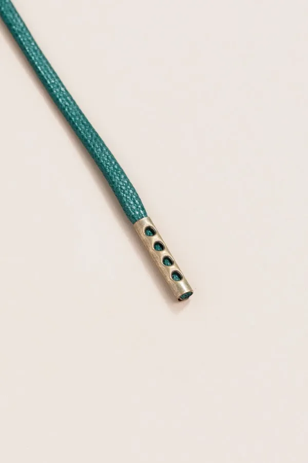 Pine Green | 4 mm Round Waxed Shoelaces