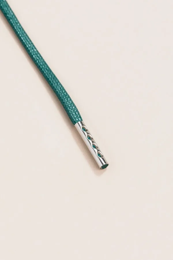 Pine Green | 4 mm Round Waxed Shoelaces