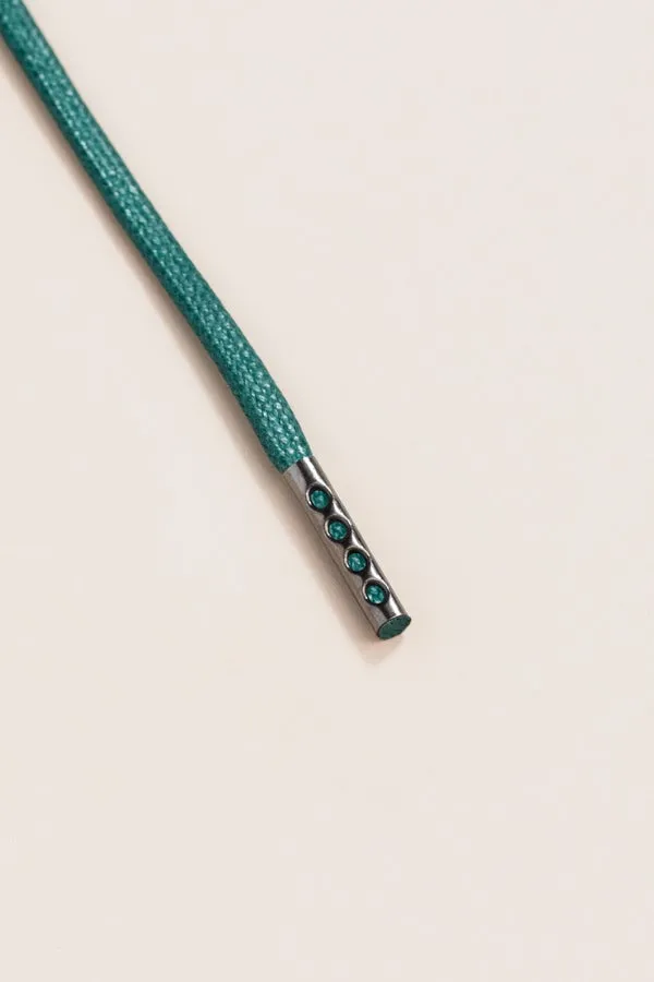 Pine Green | 4 mm Round Waxed Shoelaces