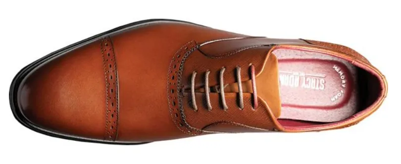 Stacy Adams Heath Cap Toe Oxford Cognac 25414